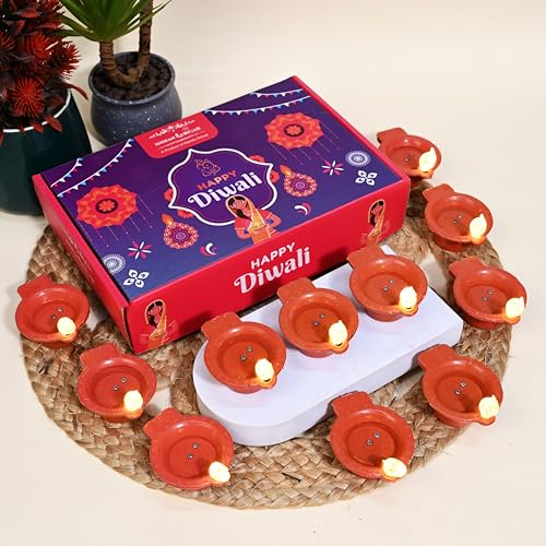 Indian Karigar 24 Pcs Water Diyas for Home Decoration | 48hrs Burnning | Diwali Decoration for Home Light | AG3+ Battery | Flameless | Pet Friendly | Water Sensor Diya Lights (Water Diyas Pack of 24) - Image 6