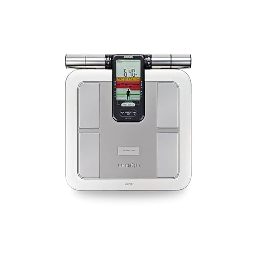 Omron Karada Scan Body Composition Monitor HBF-375, 140 KG, Silver