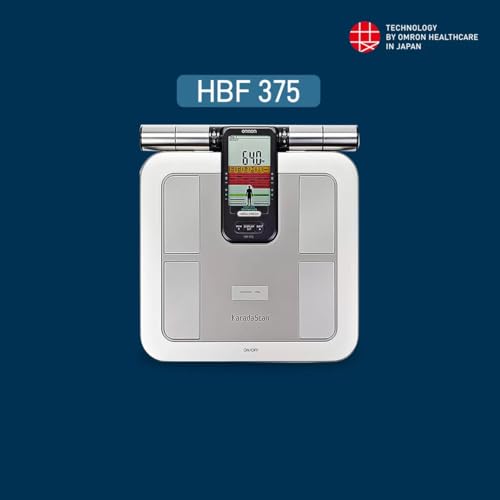 Omron Karada Scan Body Composition Monitor HBF-375, 140 KG, Silver - Image 2