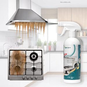 Darkside collection Kitchen Cleaner Spray - 500 ml | Suitable for all Kitchen Surfaces, Gas Stove, Countertop, Tiles, Chimney and Sink | Kills 99.9% germs (Cleaner A)