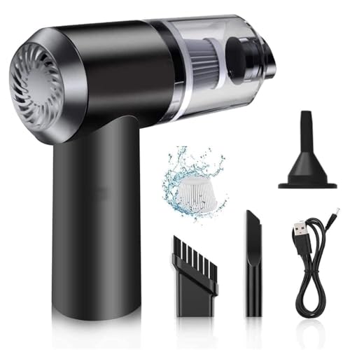 VITRAG Enterprise Vacuum Cleaner for Home Cordless 3 in 1 Wireless Car Vacuum Rechargeable Vacuum Cleaner Home Car Outdoor Office (Black) - Image 6